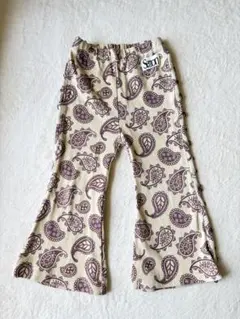Semon apartmentペイズリー柄 フレアパンツ 90cm