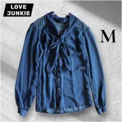 【新品】 LOVE JUNKIE ブラウス 透け感あり レース&フリルデザイン