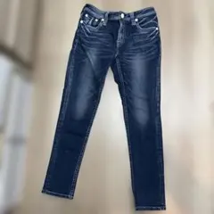 Rodeo Crowns ダークブルースリムフィットデニム