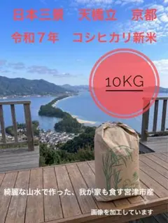 コシヒカリ玄米10kg 京都府宮津市産 令和7年新米のサムネイル