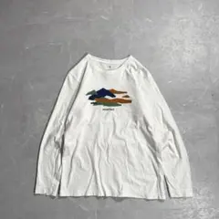 Mont-Bell Long T-Long Sleeve White Men's S Center Logo White