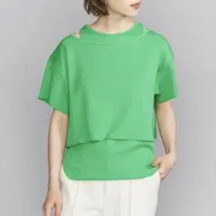 値下げ中【ビューティーアンドユース ユナイテッドアローズ】ワッフルカットソーのサムネイル