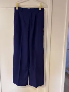 Student Apathy BROKEN BASEネイビー ワイドパンツ