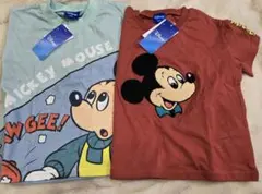 【新品未使用】ミッキーマウス Tシャツ 2枚セット【人気完売品】