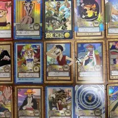 ワンピース カードダス 旧裏面 ルフィ海賊団 まとめ売り65枚 その他 & VS ワンピース カードダス 旧裏面 ルフィ海賊団 まとめ売り65枚 その他
