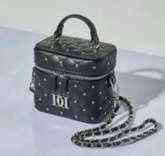 Darich BLACK　ビジュースクエアキルティングミニバック