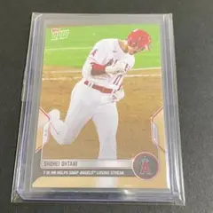 大谷翔平Topps Now #326 2022 15連敗阻止ホームランおたけび