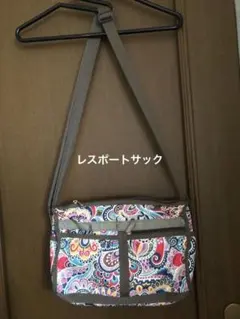 まもなく終了‼️レスポートサック　ペイズリー柄 ショルダーバッグ 中型