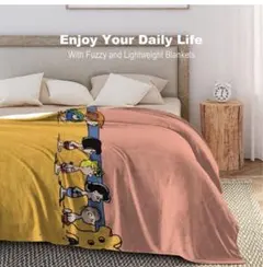 新品snoopy スヌーピー ブランケット フランネル 150x200cm大判