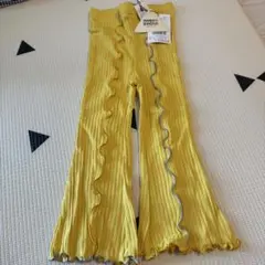 マーキーズ HOGAN イエロー フレアパンツ 100cm