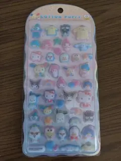 サンリオ コットンパフィー シール サンリオキャラクターズ