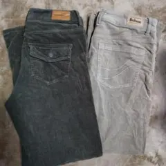 BOBSON　ボブソンコーディロイパンツ２枚セット