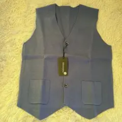 【新品未開封】ミラーユーニットベスト メンズ 前開き ビジネスセーター 通勤 L