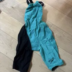 Speedo 競泳用水着 SP211099 水色・黒