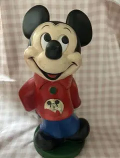 キャラクター　ビンテージ ディズニー ミッキーマウス 貯金箱 1970