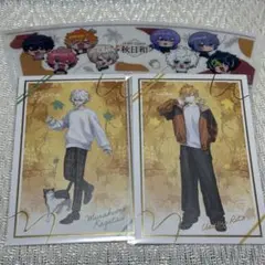 にじさんじ まねきねこ 秋日和 ポストカード 叢雲カゲツ 宇佐美リト