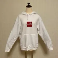 Reebok パーカー ホワイト ロゴ