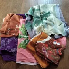 絹 風呂敷 袱紗 ふくさ 5枚 まとめて バラ売可