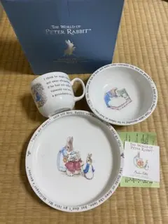 ＃未使用 食器 ピーターラビット ゆとりカップ パーティ皿 サラダボウル 各5個セット □Y7 ピーターラビット TM 食器3点セット簡易梱包 | すべての商品