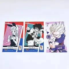 ジャンプショップ ミニブロマイド ドラゴンボール ブルマ ヤムチャ 孫悟飯 ジャンプショップ ミニブロマイド ドラゴンボール ブルマ ヤムチャ 孫