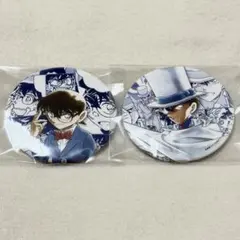 名探偵コナン 公式アプリ 復刻デザインBIG缶バッジ 服部平次 2点