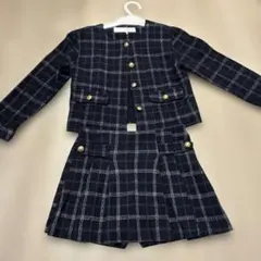 ZARA キッズ ツイード風 セットアップ 120cm