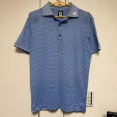 FJ ブルーストライプ ポロシャツ サイズM