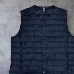 K*u様 UNIQLO ULTRA LIGHT DOWN ブラック ダウンベスト