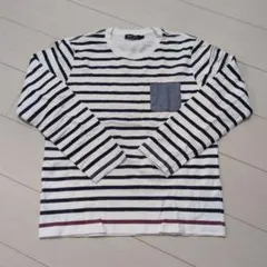 BEAMS HEART メンズ 長袖Tシャツ ボーダー Mサイズのサムネイル