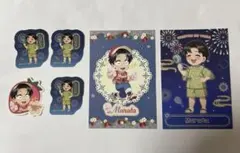 鬼滅の刃 ufotable cafe ポストカード、ステッカー 村田さん