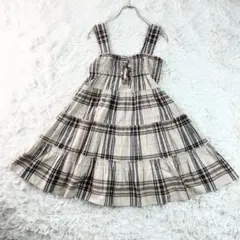 BURBERRY BLUE LABEL 2WAY チェック ワンピース スカート