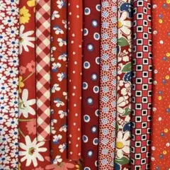 カットクロスセット 赤系