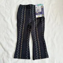 新品　しまむら　softcheese ソフトチーズ　フレアパンツ　80cm