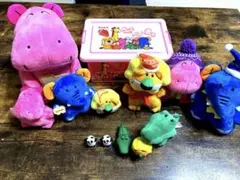 たべっ子どうぶつセット☆ぬいぐるみ8体+BOX1つ +飾り人形4個