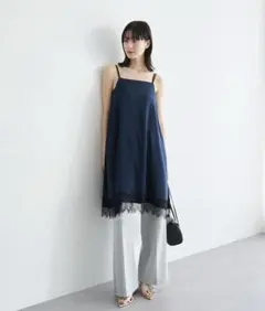 YECCA VECCA レース　サテン　キャミ　チュニックのサムネイル