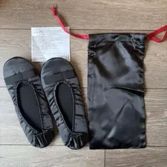 [새상품] 핸드폰 룸 슈즈 리본 블랙