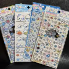 【即日発送・新品】4枚セット／ぷくぷくあわわちゃんプチドロシール　カミオジャパン