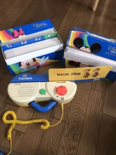 DWE レッツプレイDVD８枚付き！両面デジタルトークアロングカード＆機器