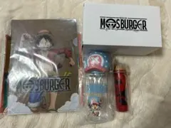 モスバーガー ONE PIECE クリアファイル ハンドタオル ボトル トング