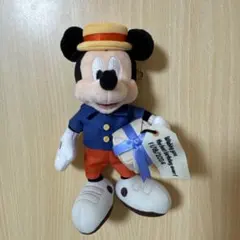ミッキー誕生日2024 ぬいぐるみバッジ ディズニーランド