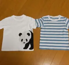無印良品 子ども服 Tシャツ 男女兼用 110cm ２枚組