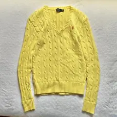 Polo Ralph Lauren イエロー ニットセーター XS