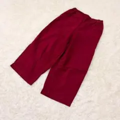 niko and... ワイドパンツ コットン100 くすみレッド ナチュラル