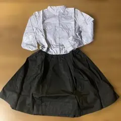 新品未使用　ララ　バイカラー　ドッキングワンピース　L 長袖　春秋 フェリシモ