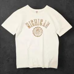 バーンズ BARNS OUT FITTERS 半袖 Tシャツ プリント 生成りのサムネイル