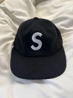 Supreme キャップ Sロゴ ウールキャップ ブラック シュプリーム 黒