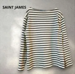 SAINT JAMESセントジェームス　ストライプ長袖カットソー フランス製　綿