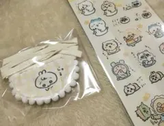 Chiikawa Babyクリアシール＆ミニよだれかけ(うさぎ)