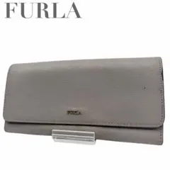 FURLA フルラ 長財布 二つ折り 8.532 レザー グレー レディースのサムネイル