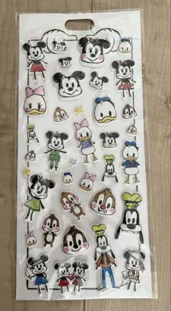平成レトロ　ディズニーストア限定キャラクターステッカー